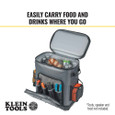 Klein Tools 62810BPCLR Backpack Cooler, Insulated, 30 Can Capacity
