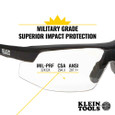 Klein Tools 60159 Standard Safety Glasses, Clear Lens Klein Tools 60159 Standard Safety Glasses, Clear Lens