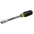 Klein Tools 65129 2-in-1 Nut Driver, Hex Head Slide Drive™, 6-Inch