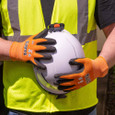 Klein Tools 60579 Knit Dipped Gloves, Cut Level A1, Touchscreen, Small, 2-Pair