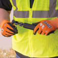 Klein Tools 60580 Knit Dipped Gloves, Cut Level A1, Touchscreen, Medium, 2-Pair