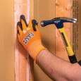 Klein Tools 60580 Knit Dipped Gloves, Cut Level A1, Touchscreen, Medium, 2-Pair
