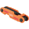 Klein Tools 70540 Compact Folding Hex Key Set, SAE