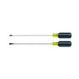 Klein Tools 85072 Screwdriver Set, Long Blade Slotted and Phillips, 2-Piece