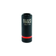 Klein Tools 66014 2-in-1 Impact Socket, 12-Point, 7/8 and 11/16-Inch