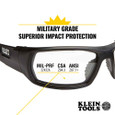 Klein Tools 60537 Professional Safety Glasses, Full-Frame, Indoor/Outdoor Lens