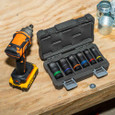 Klein Tools 66090 2-In-1 Slotted Impact Socket Set, 12-Point, 6-Piece