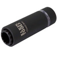 Klein Tools 66051E 2-in-1 Metric Impact Socket, 12-Point, 17 x 13 mm