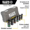 Klein Tools 660KIT1 5-in-1 Impact Socket Set