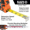 Klein Tools 86125 25-Foot Non-Magnetic Tape Measure