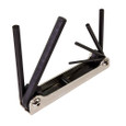 Klein Tools 70580 Folding Hex Key Set, 6-Key, Metric Sizes