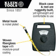 Klein Tools 946-100 Woven Fiberglass Tape with Case, 100-Foot