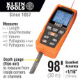 Klein Tools 93LDM65 Laser Distance Measurer 98-Foot