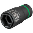Klein Tools 66066 2-in-1 Impact Socket, 6-Point, 1-1/8 and 15/16-Inch