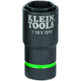Klein Tools 66066 2-in-1 Impact Socket, 6-Point, 1-1/8 and 15/16-Inch
