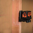 Klein Tools 93MCLS Red Mini Cross-Line Self-Leveling Laser Level, 30-Foot