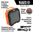 Klein Tools AEPJS3 Bluetooth® Jobsite Speaker with Magnet and Hook