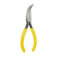 Klein Tools D302-6 Pliers, Curved Needle Nose Pliers, 6-1/2-Inch