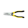 Klein Tools J206-8C Pliers, All-Purpose Needle Nose, Spring Loaded, Cuts, Strips, 8.5-Inch
