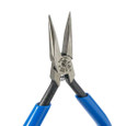 Klein Tools D322-41/2C Electronics Pliers, Slim Needle Nose, Spring-Loaded, 4-Inch
