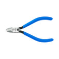 Klein Tools D257-4 Diagonal Cutting Pliers, Electronics, Tapered Nose, Narrow Jaw, 4-Inch