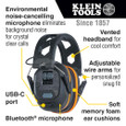 Klein Tools AESEM1S Situational Awareness Bluetooth® Earmuffs