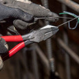 Klein Tools D201-7CSTA Ironworker's Pliers, Aggressive Knurl, 9-Inch