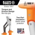 Klein Tools D502-10-INS 10-Inch Pump Pliers, Insulated