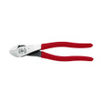 Klein Tools D238-8 Diagonal Cutting Pliers, High-Leverage, Angled Head, 8-Inch