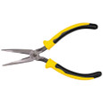 Klein Tools J203-6 Pliers, Needle Nose Side-Cutters, 6-3/4-Inch