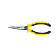 Klein Tools J203-6 Pliers, Needle Nose Side-Cutters, 6-3/4-Inch