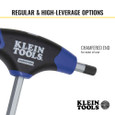 Klein Tools JTH98M Hex Key Set, Metric, Journeyman™ T-Handle, 9-Inch with Stand, 8-Piece