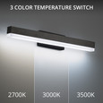 WAC Lighting 25" Styx LED 3-CCT Bathroom Vanity or Wall Light WS-41125