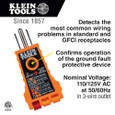 Klein Tools NCVT1PKIT Non-Contact Voltage and GFCI Receptacle Test Kit