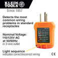 Klein Tools RT110 Receptacle Tester Klein Tools RT110 Receptacle Tester