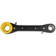 Klein Tools KT155T 6-in-1 Lineman's Ratcheting Wrench