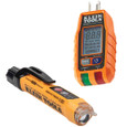 Klein Tools RT250KIT Premium Dual-Range NCVT and GFCI Receptacle Tester Electrical Test Kit