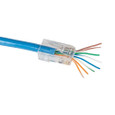 Klein Tools VDV826-702 Pass-Thru™ Modular Data Plug, RJ45- CAT5E, 50-Pack