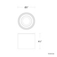 WAC Lighting 5" Downtown LED Flush Mount FM-W47205