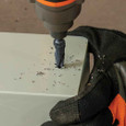 Klein Tools QRST01 Step Drill Bit, Quick Release, Double Spiral Flute, 1/8 to 1/2-Inch