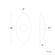 WAC Lighting 18" Glamour LED Wall Sconce