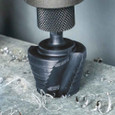 Klein Tools QRST11 Step Drill Bit, Quick Release, Double Spiral Flute, 7/8 to 1-1/8-Inch