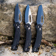 Klein Tools OGK000BKT KTO Resurgence Knife, Drop Point Blade, Black Handle