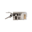 Klein Tools VDV826-754 Pass-Thru™ Modular Data Plug, RJ45-CAT6A, Shielded (STP), 100-Pack