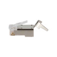 Klein Tools VDV826-754 Pass-Thru™ Modular Data Plug, RJ45-CAT6A, Shielded (STP), 100-Pack