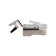 Klein Tools VDV826-754 Pass-Thru™ Modular Data Plug, RJ45-CAT6A, Shielded (STP), 100-Pack