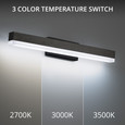 WAC Lighting Styx LED 3-CCT Bathroom Vanity or Wall Light WAC-WS-41137