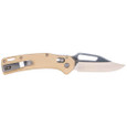 Klein Tools OGK002TNT KTO Resurgence Knife,Clip Point Blade, Sand Handle