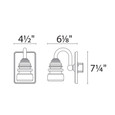 WAC Lighting 4.5" Rondelle LED Wall Sconce