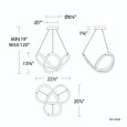 WAC Lighting 22.5" Solo LED Chandelier